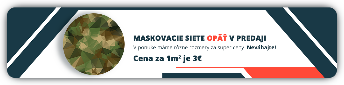 maskovacie siete opäť v predaji
